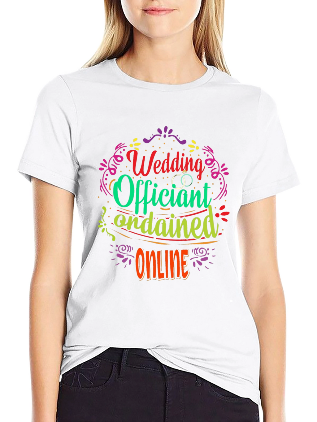 Wedding Officiant Ordained Online T-Shirt