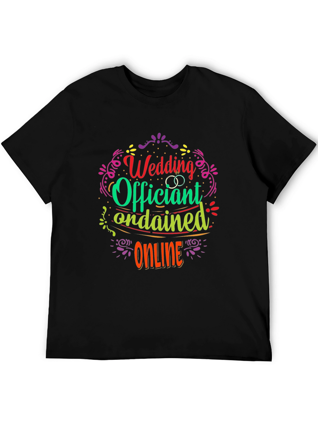 Wedding Officiant Ordained Online T-Shirt