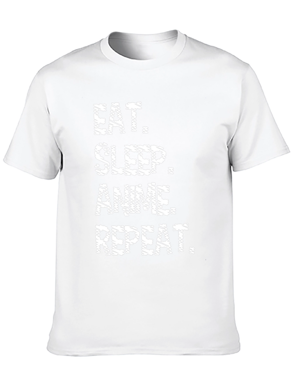 Eat Sleep Anime Repeat Black T-Shirt