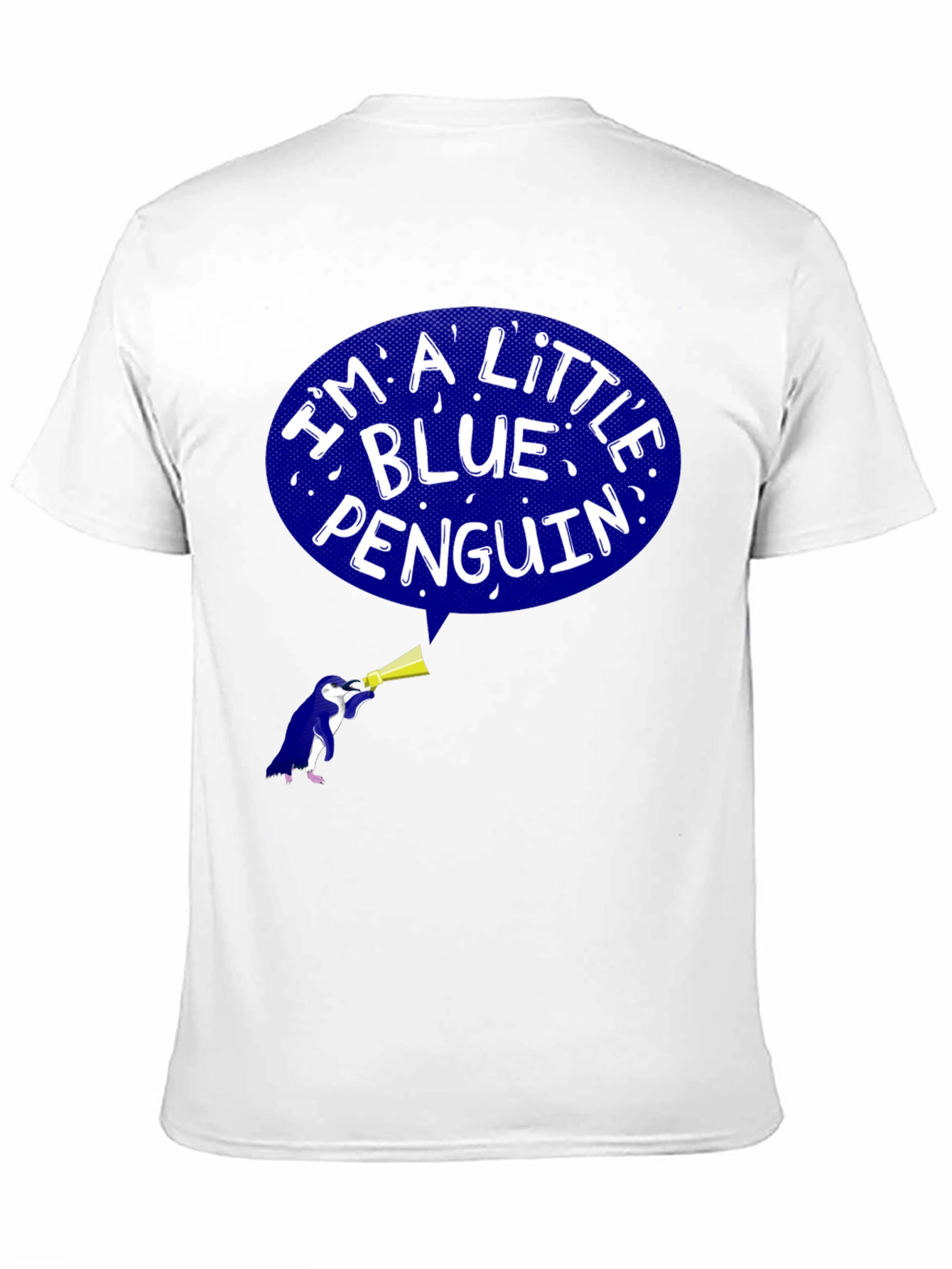 Blue Penguin Graphic T-Shirt
