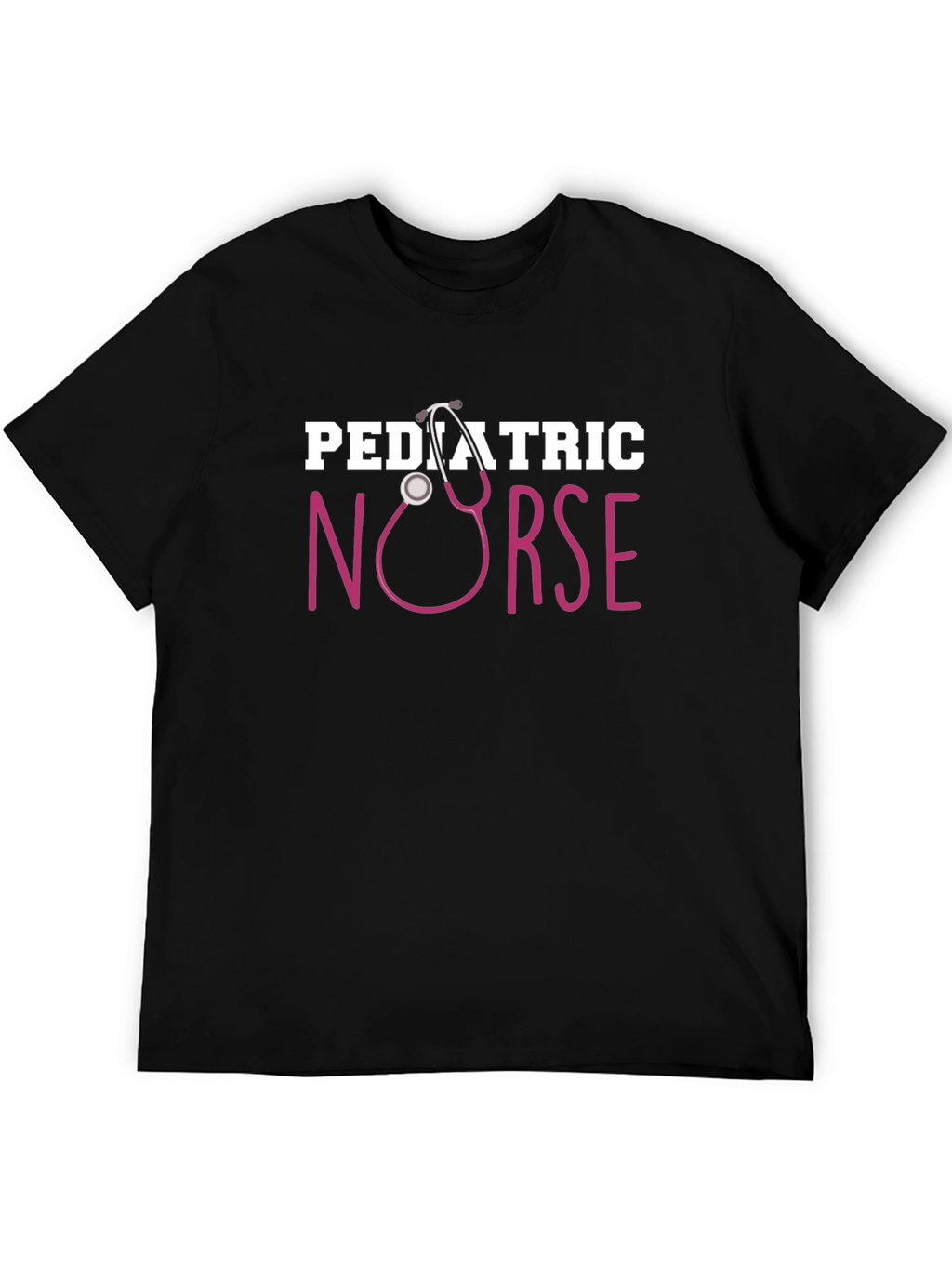 Pediatric Nurse Stethoscope Graphic T-Shirt
