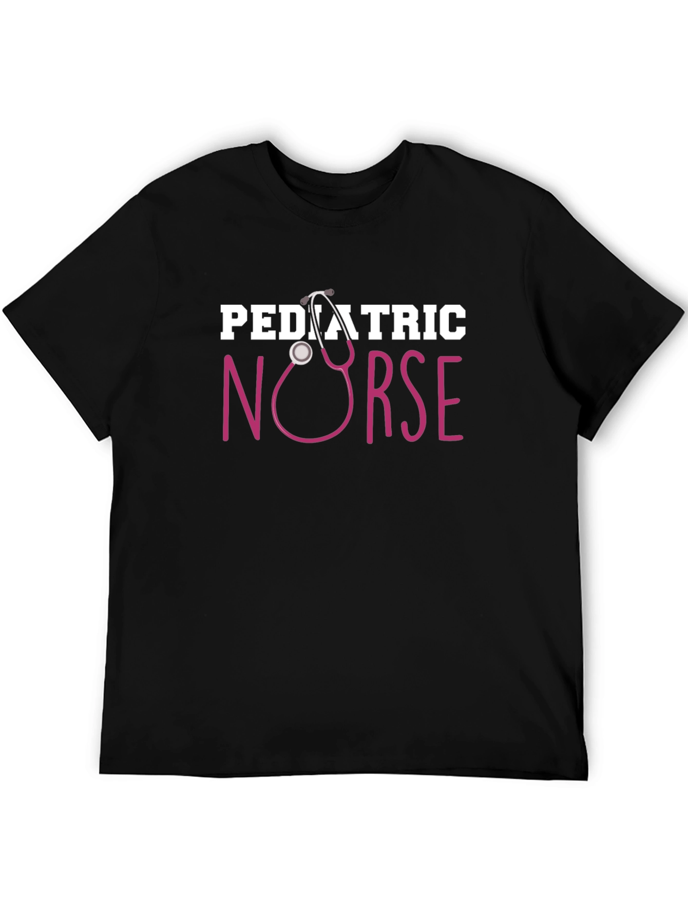 Pediatric Nurse Stethoscope Graphic T-Shirt