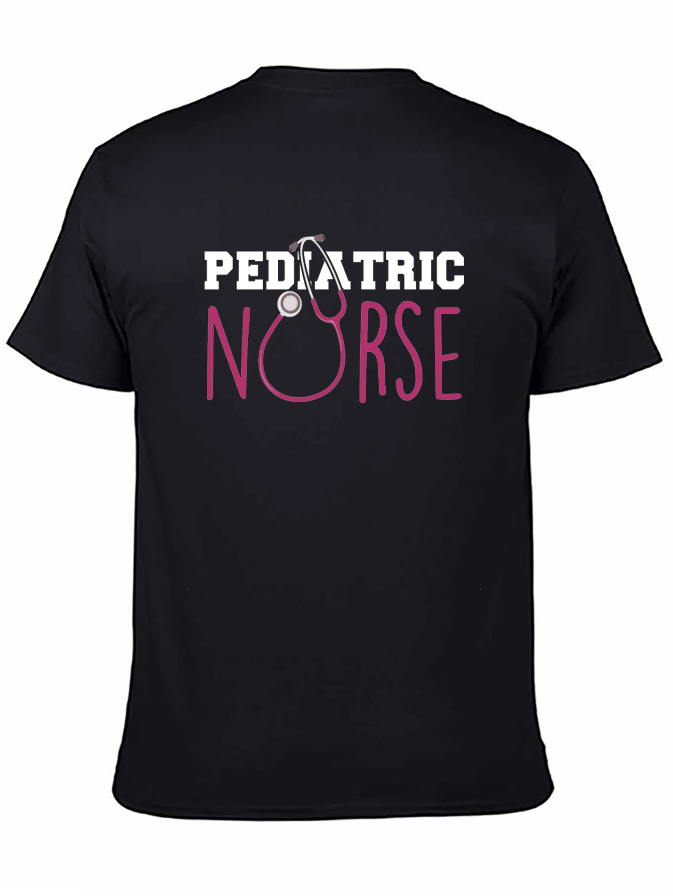 Pediatric Nurse Stethoscope Graphic T-Shirt