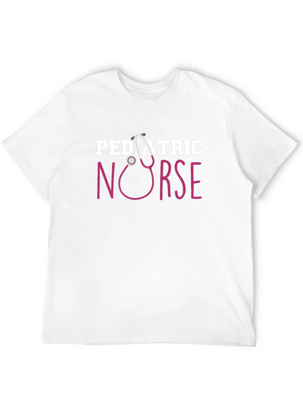 Pediatric Nurse Stethoscope Graphic T-Shirt