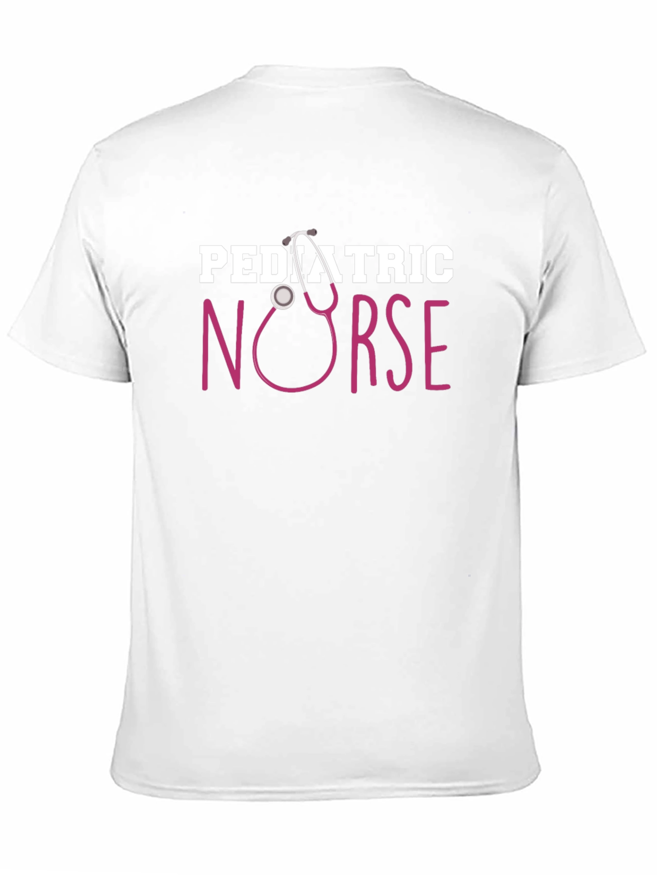 Pediatric Nurse Stethoscope Graphic T-Shirt