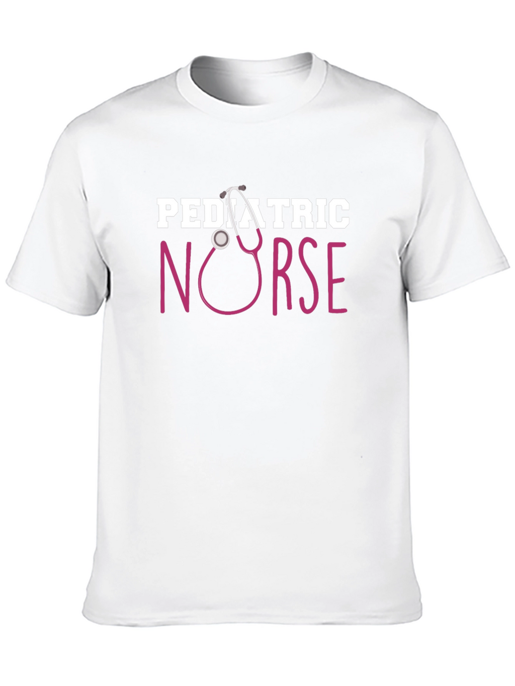 Pediatric Nurse Stethoscope Graphic T-Shirt