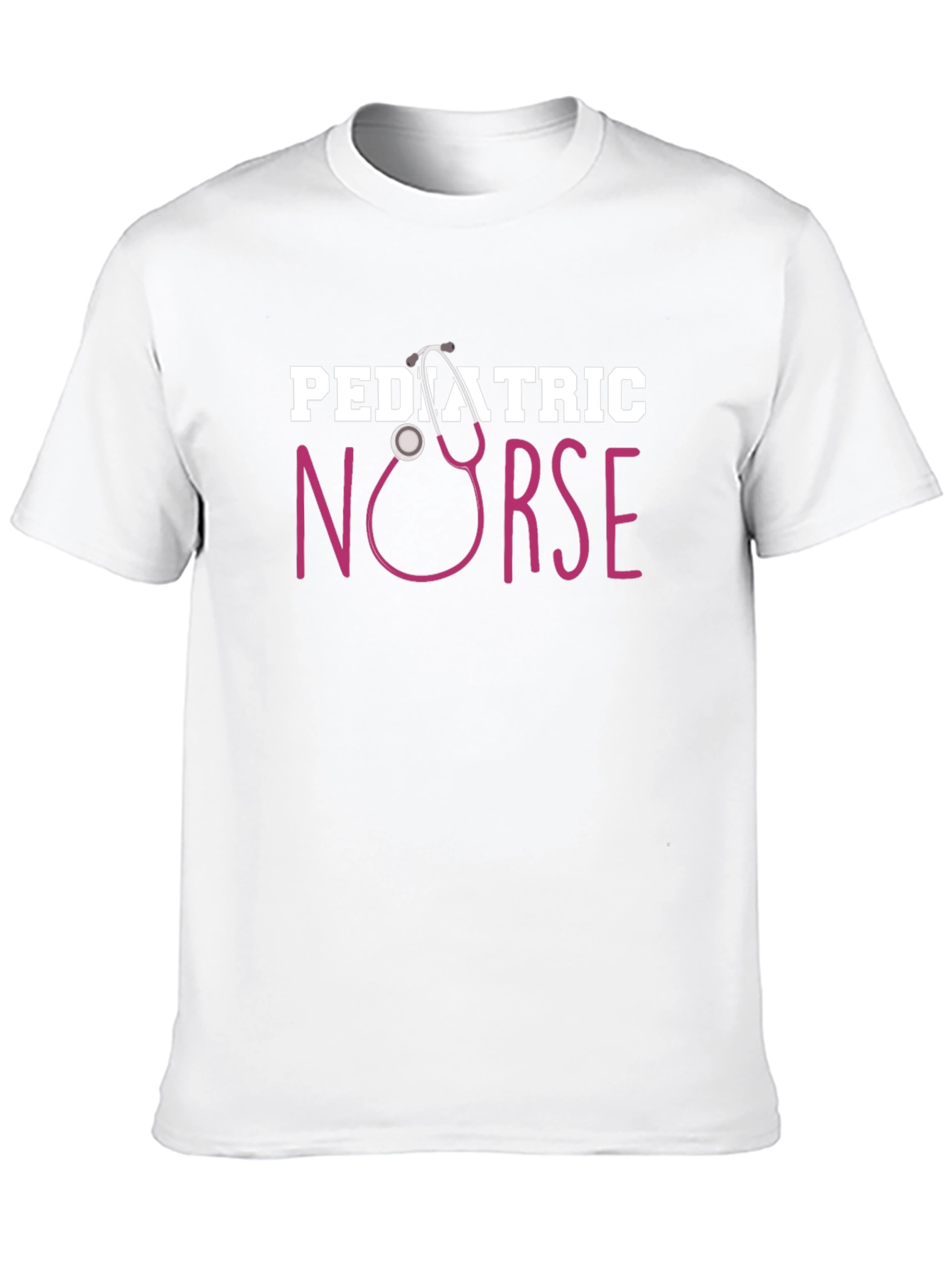 Pediatric Nurse Stethoscope Graphic T-Shirt