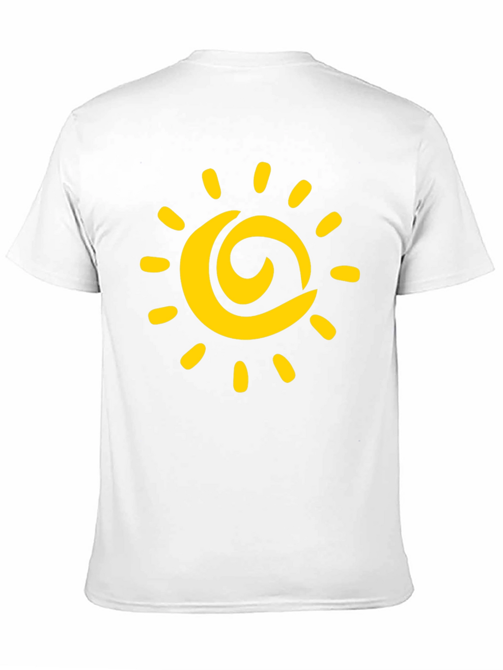 Sunny Day Graphic Tee - Black Cotton T-Shirt