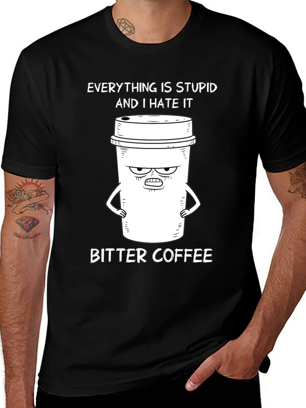 Bitter Coffee Graphic T-Shirt