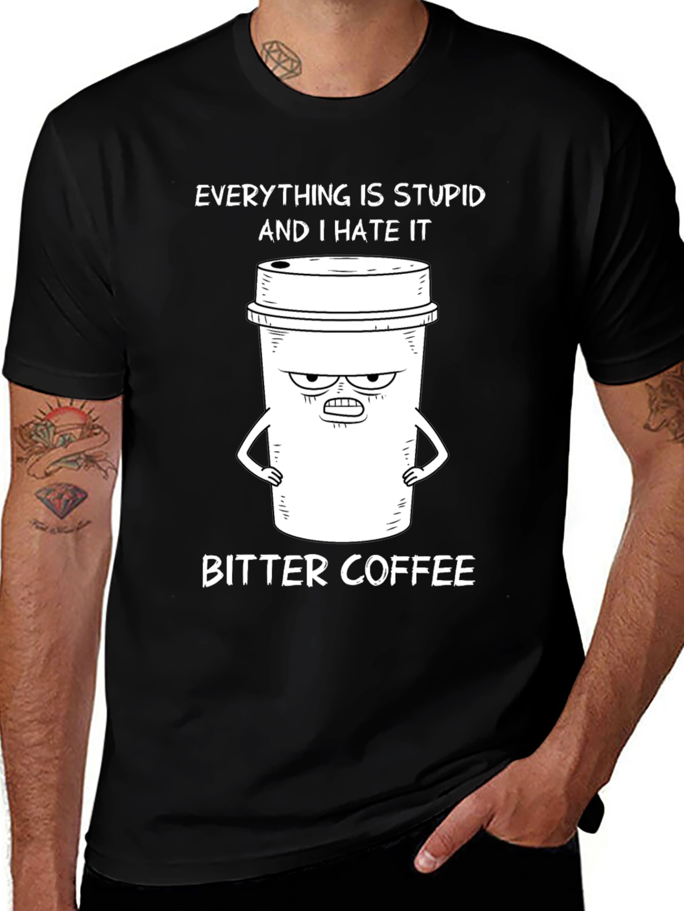 Bitter Coffee Graphic T-Shirt