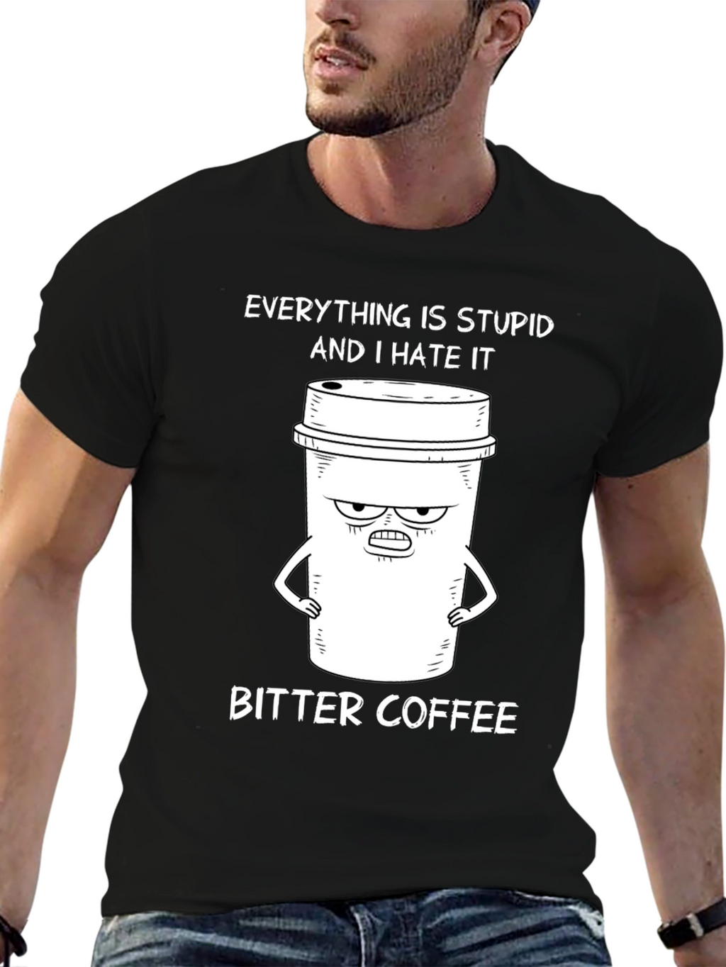 Bitter Coffee Graphic T-Shirt
