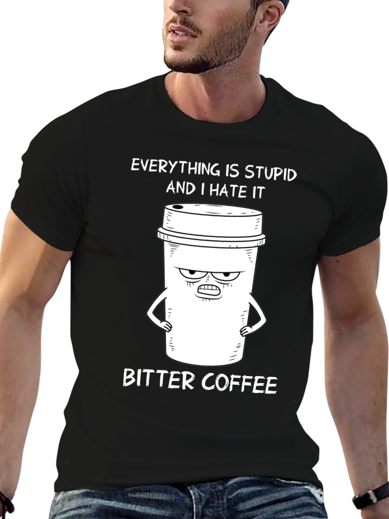 Bitter Coffee Graphic T-Shirt