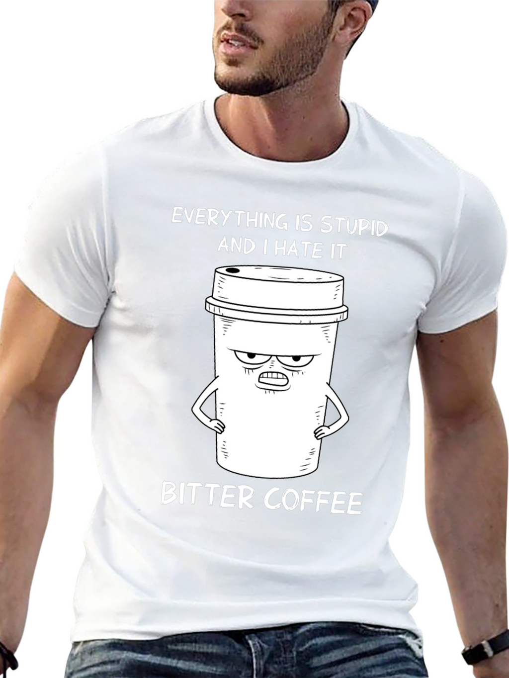 Bitter Coffee Graphic T-Shirt