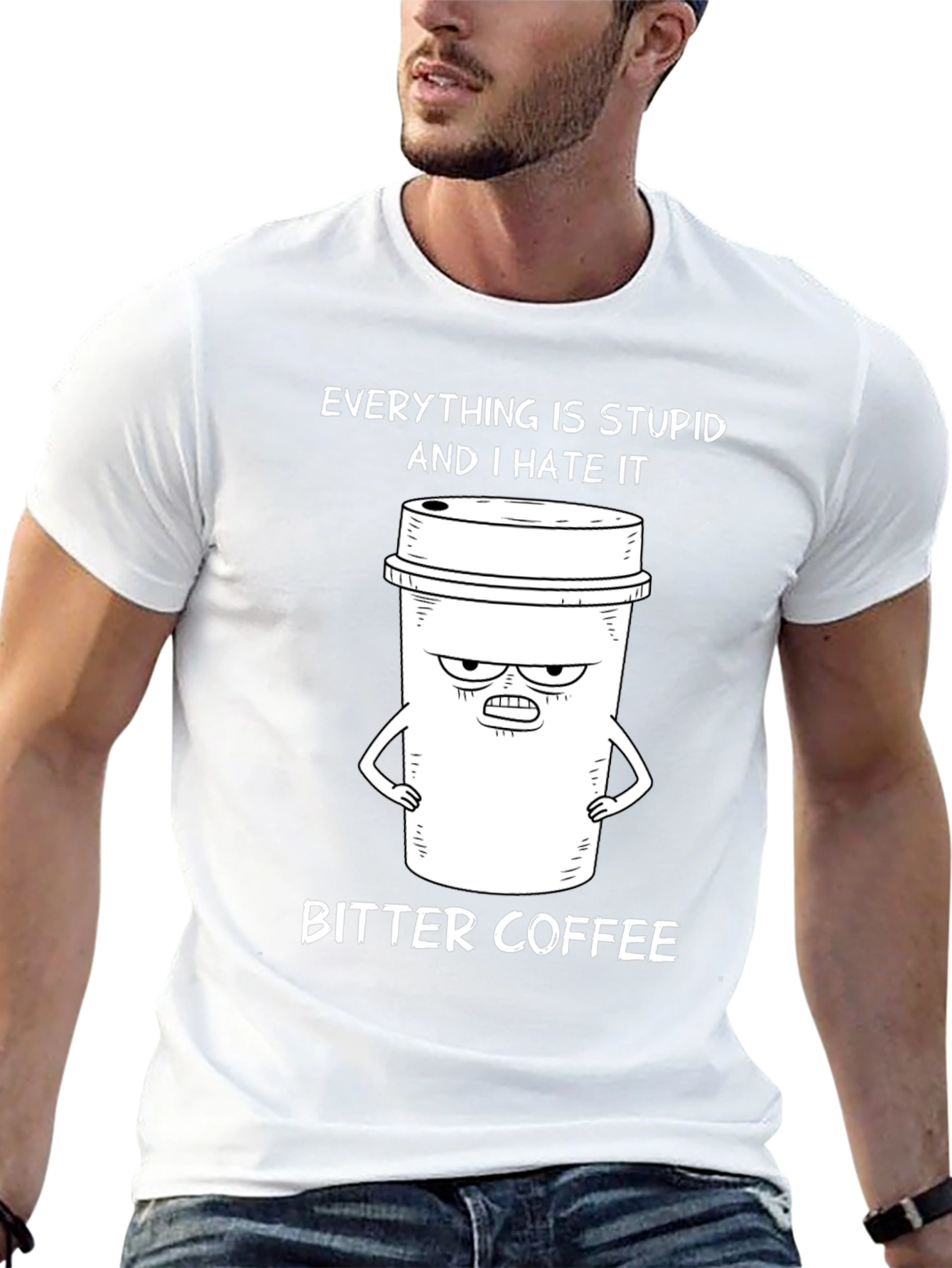 Bitter Coffee Graphic T-Shirt