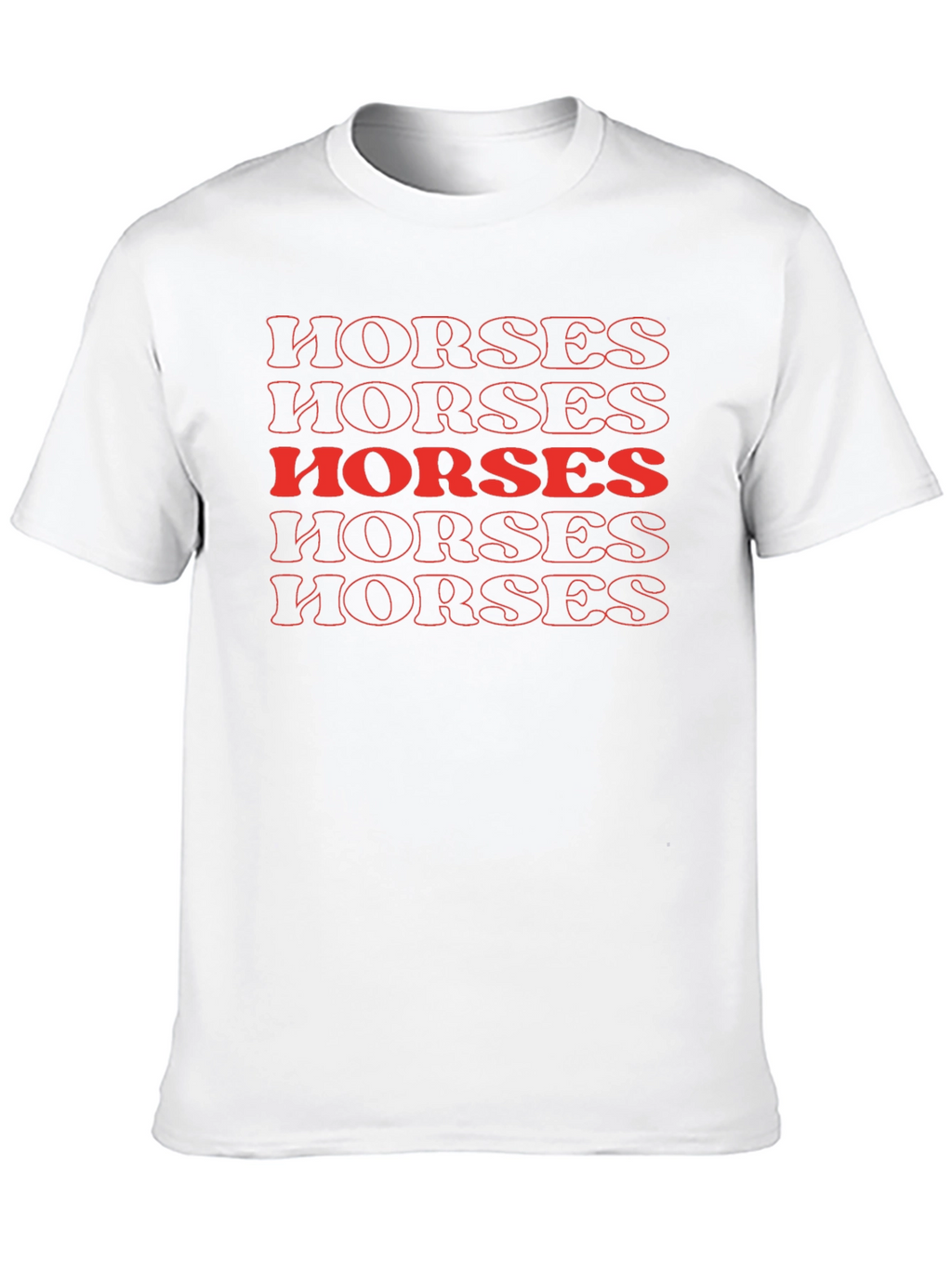 Retro Horses Graphic T-Shirt - Bold & Stylish