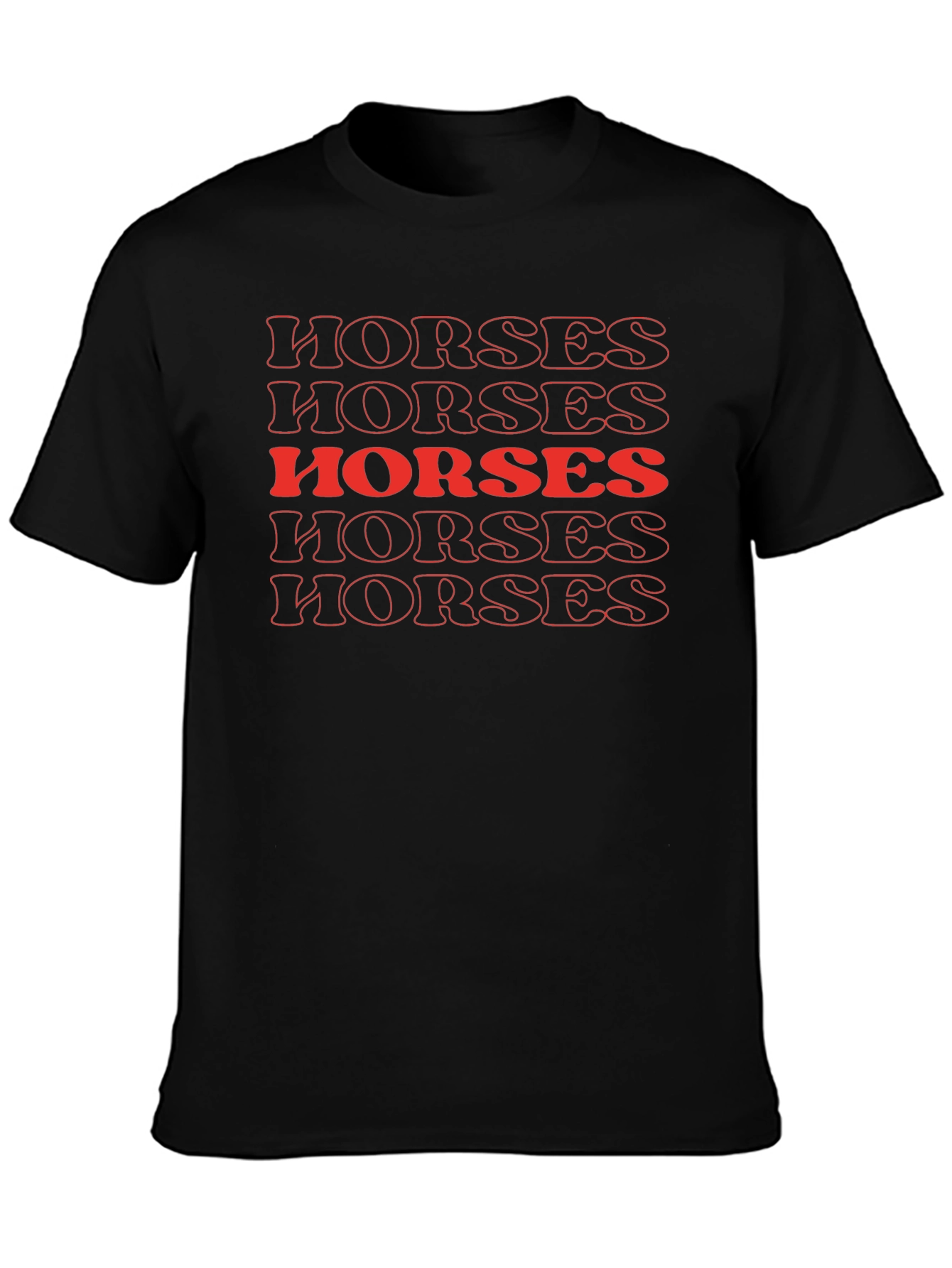 Retro Horses Graphic T-Shirt - Bold & Stylish