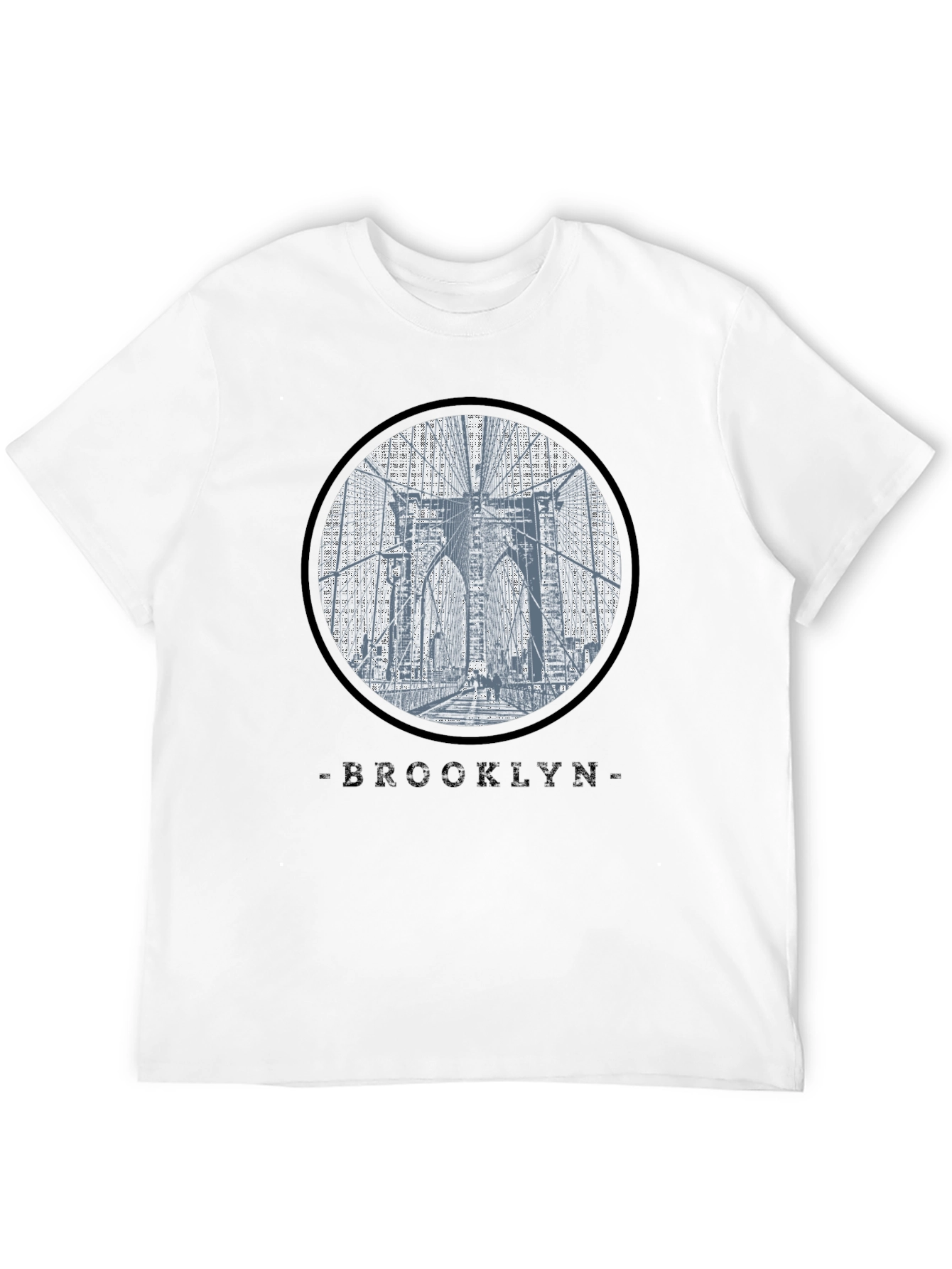 Brooklyn Bridge Graphic Black T-Shirt