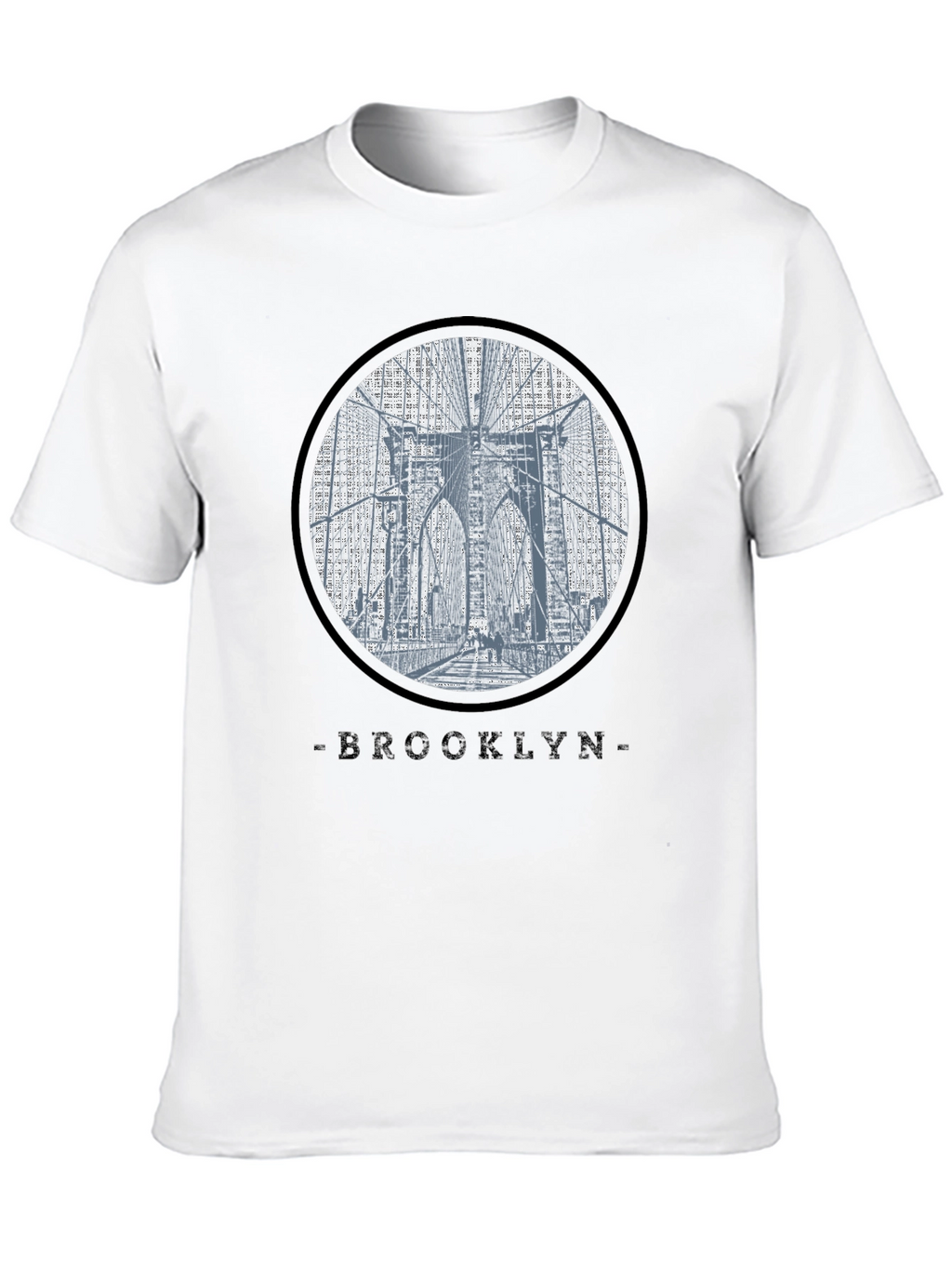 Brooklyn Bridge Graphic Black T-Shirt