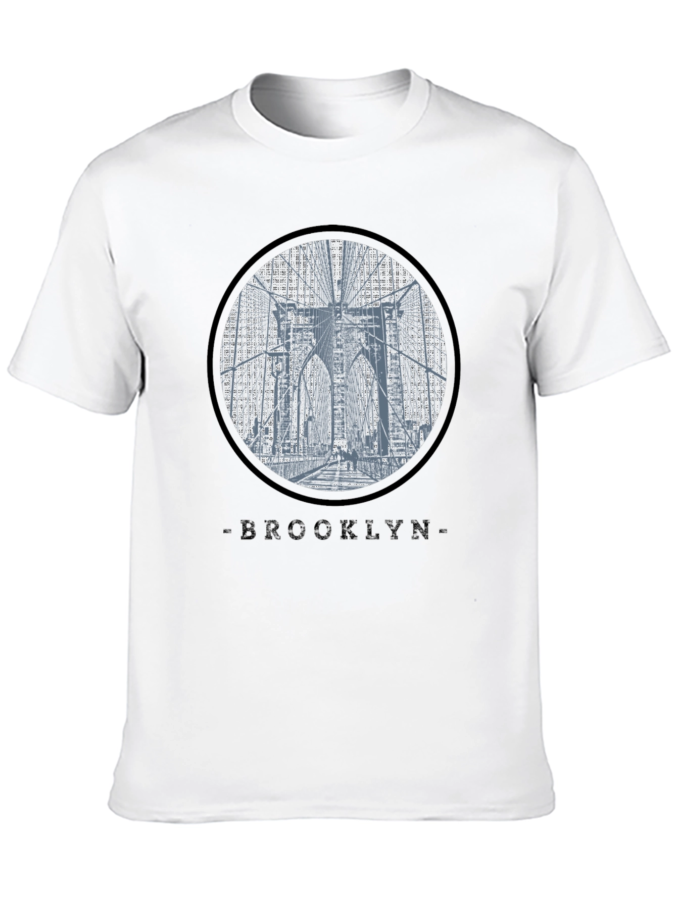 Brooklyn Bridge Graphic Black T-Shirt