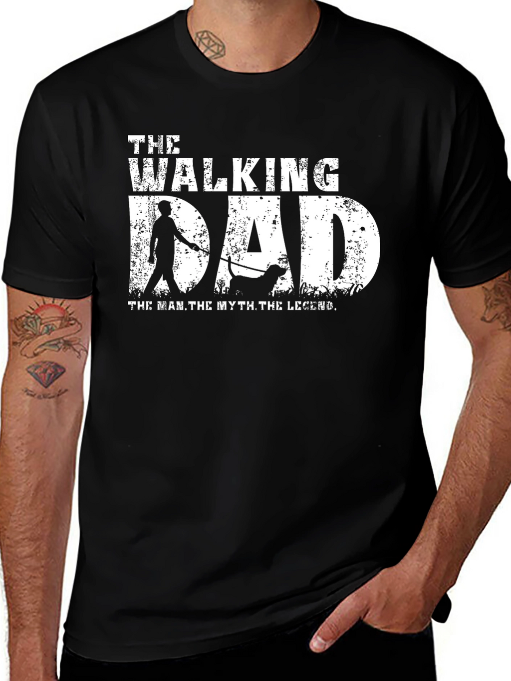 The Walking Dad T-Shirt - Fathers Day Gift