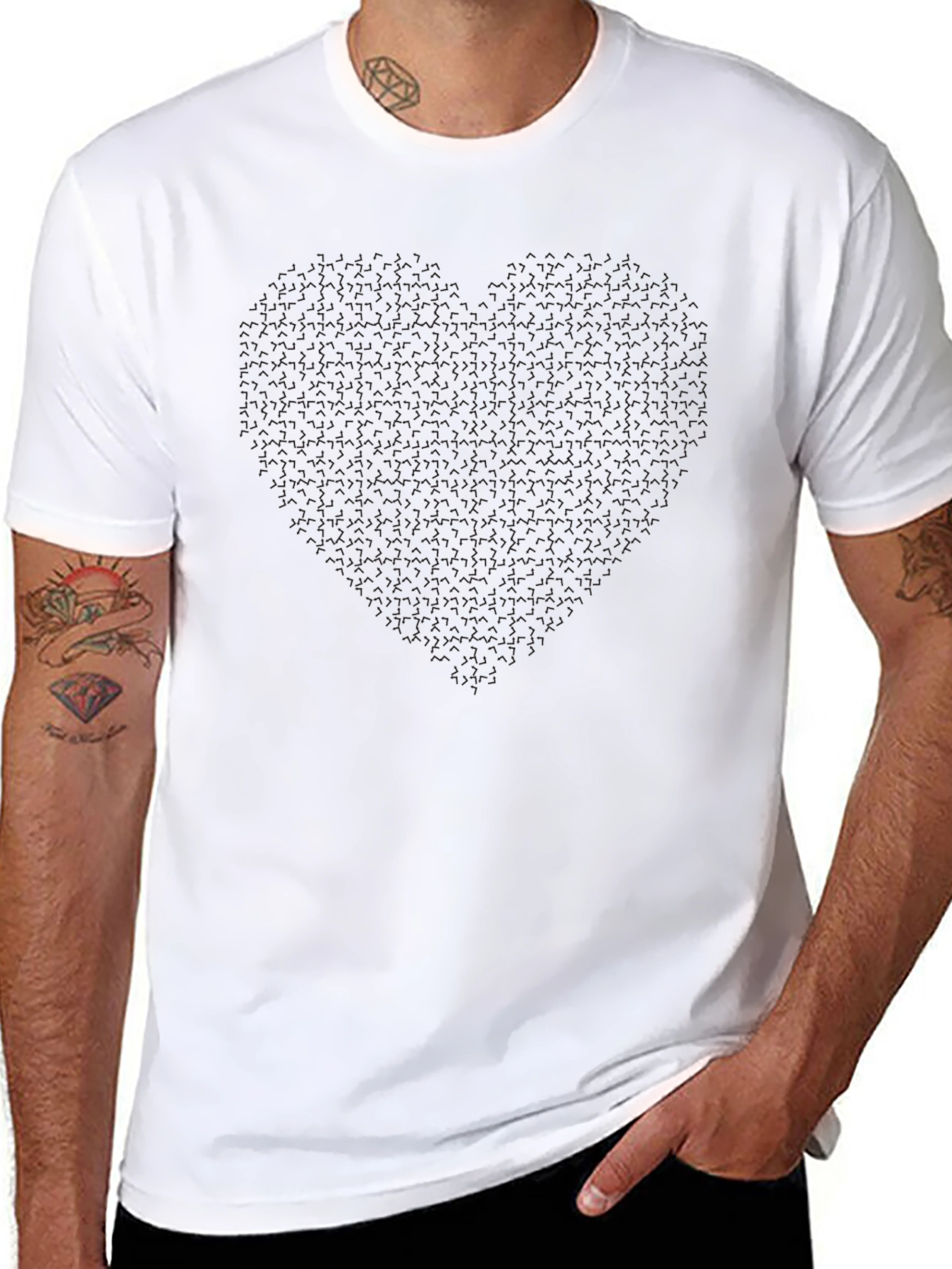 Solid Black Casual Comfort T-Shirt