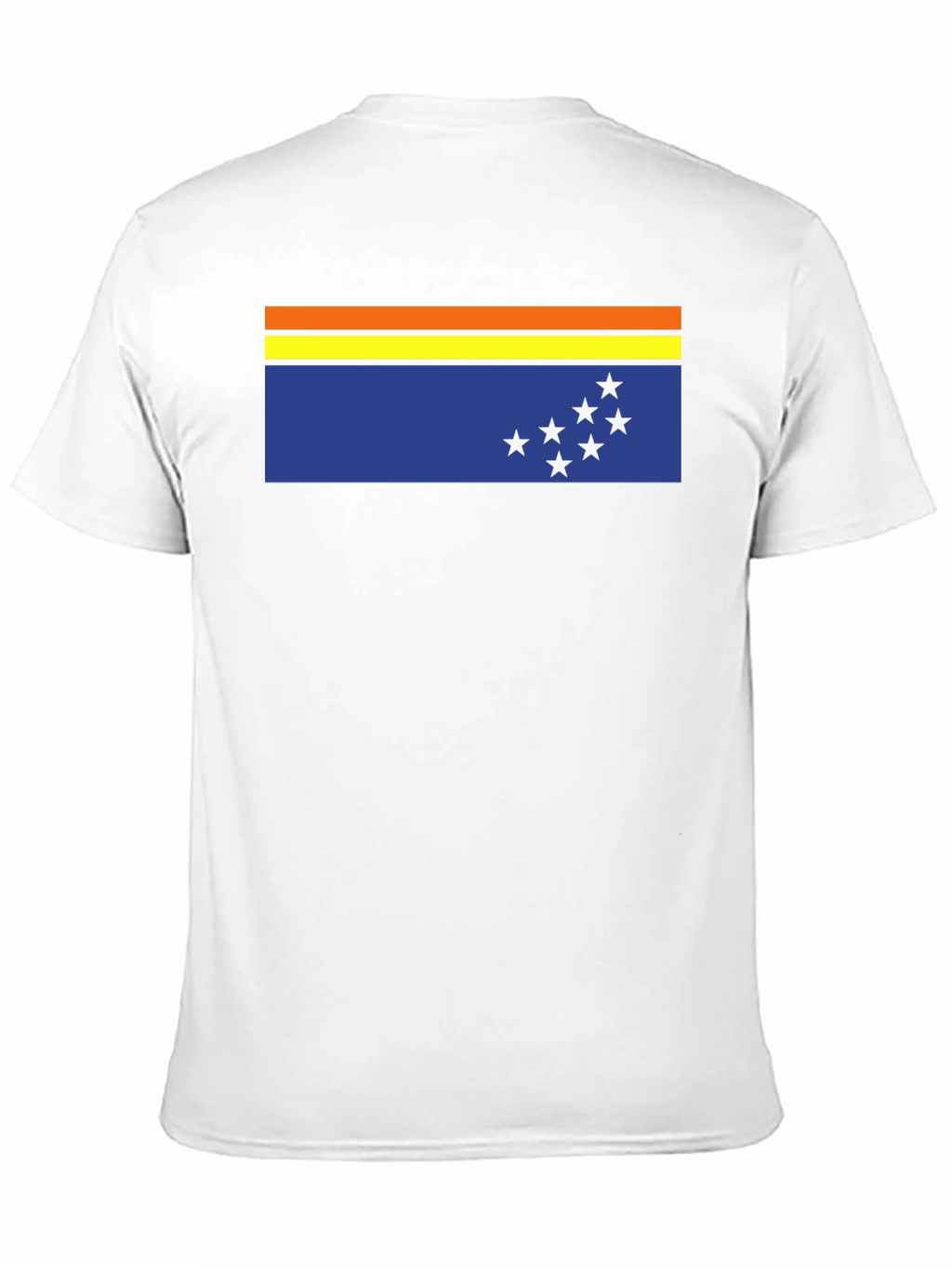 Flag Graphic Tee - Casual Black T-Shirt