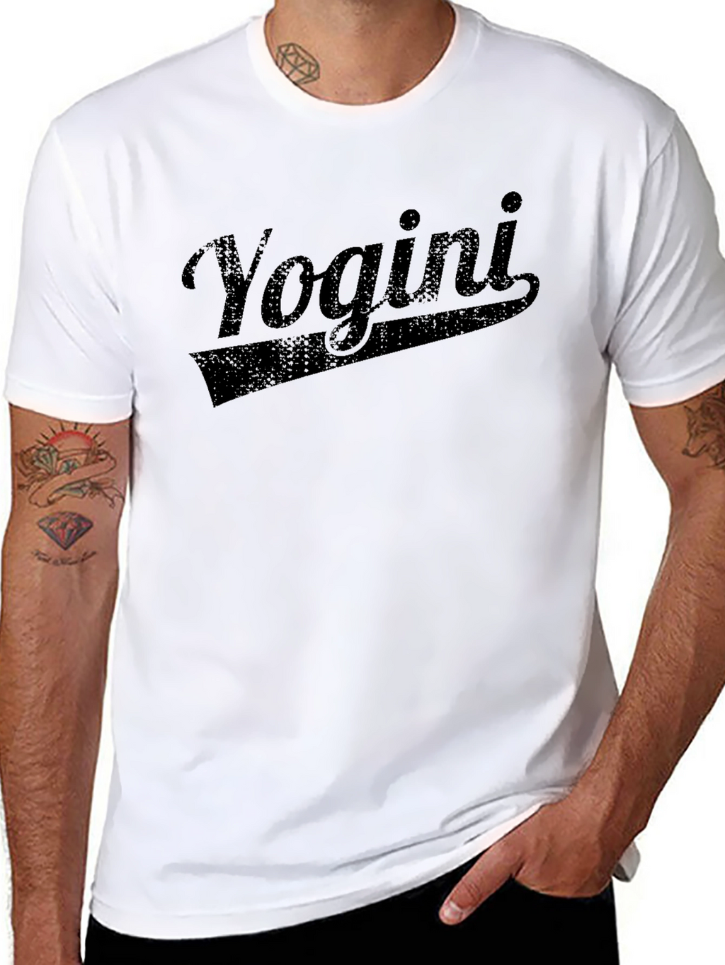 Yogini Black T-Shirt Casual Wear