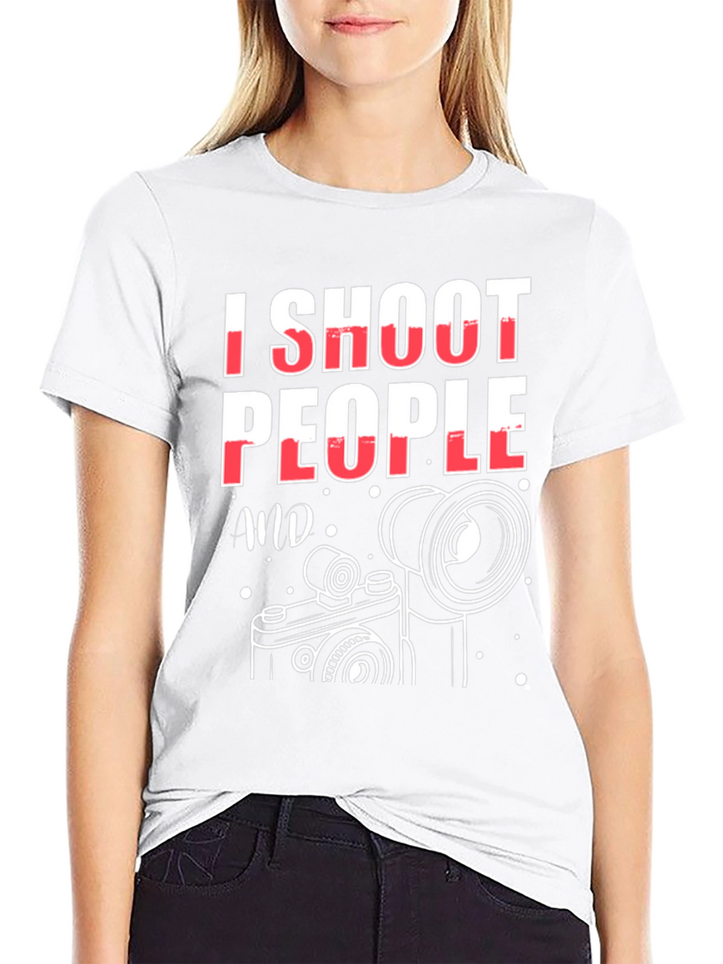 I Shoot People T-Shirt - Photography Humor Tee