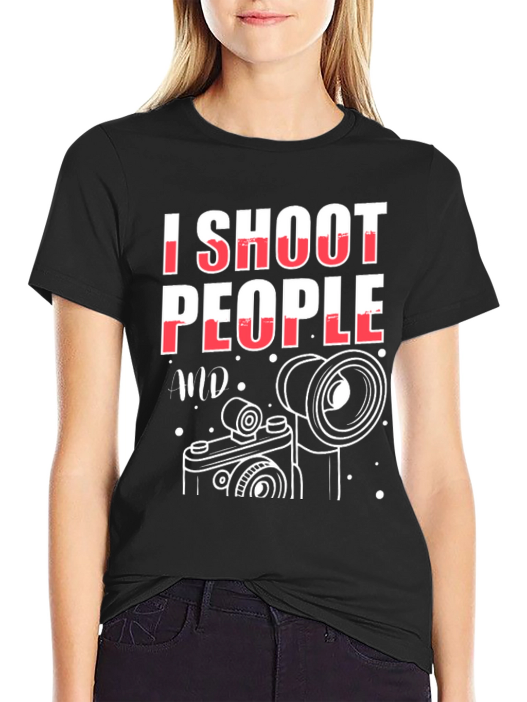 I Shoot People T-Shirt - Photography Humor Tee