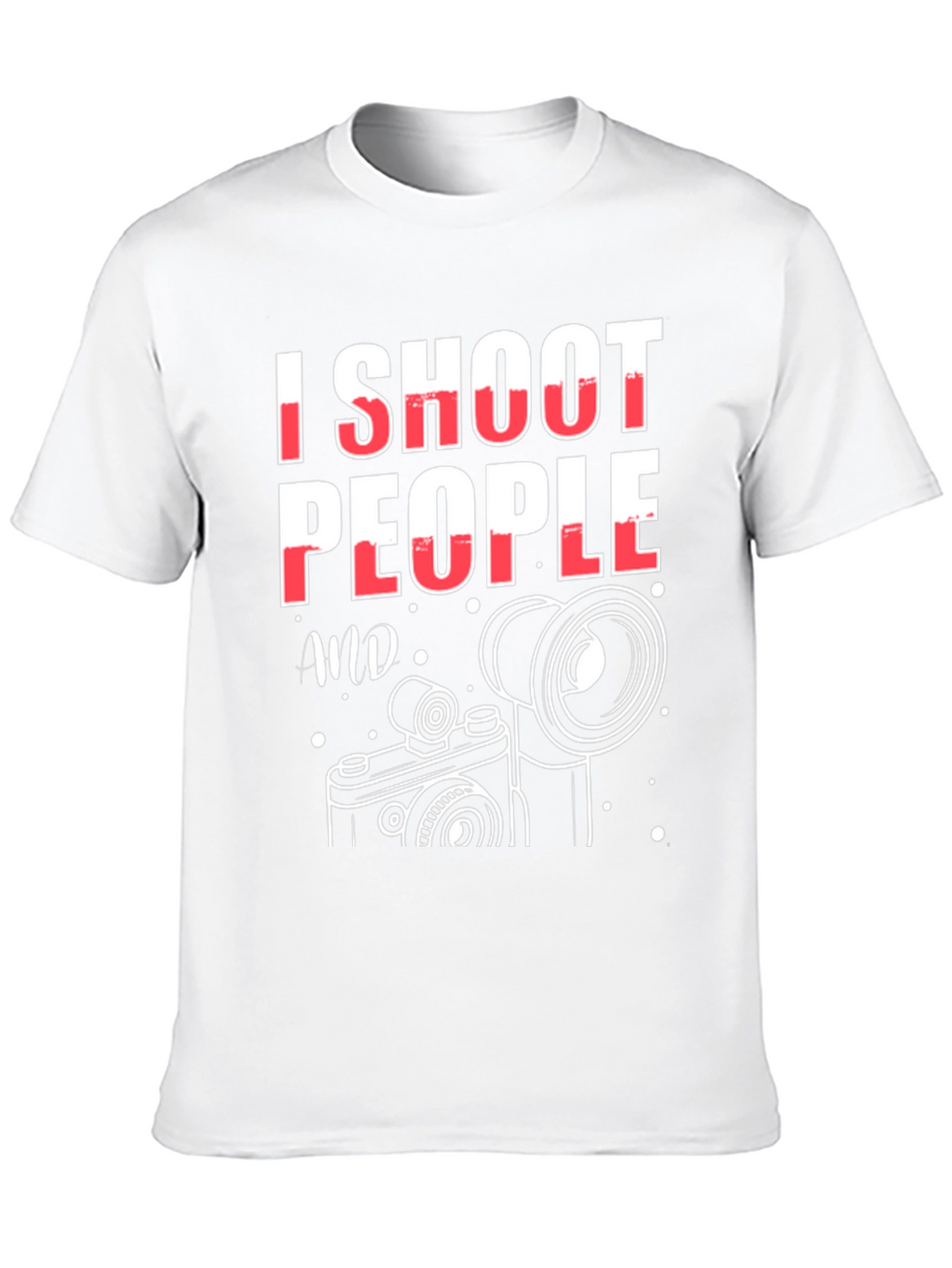 I Shoot People T-Shirt - Photography Humor Tee