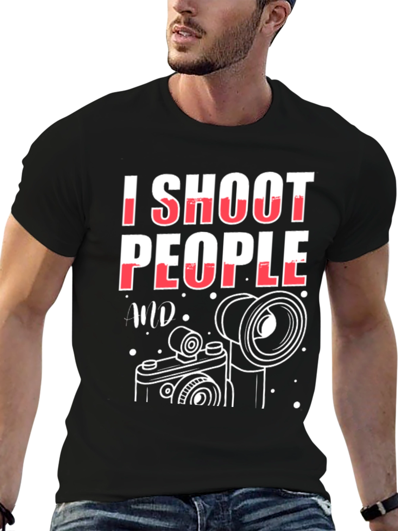 I Shoot People T-Shirt - Photography Humor Tee