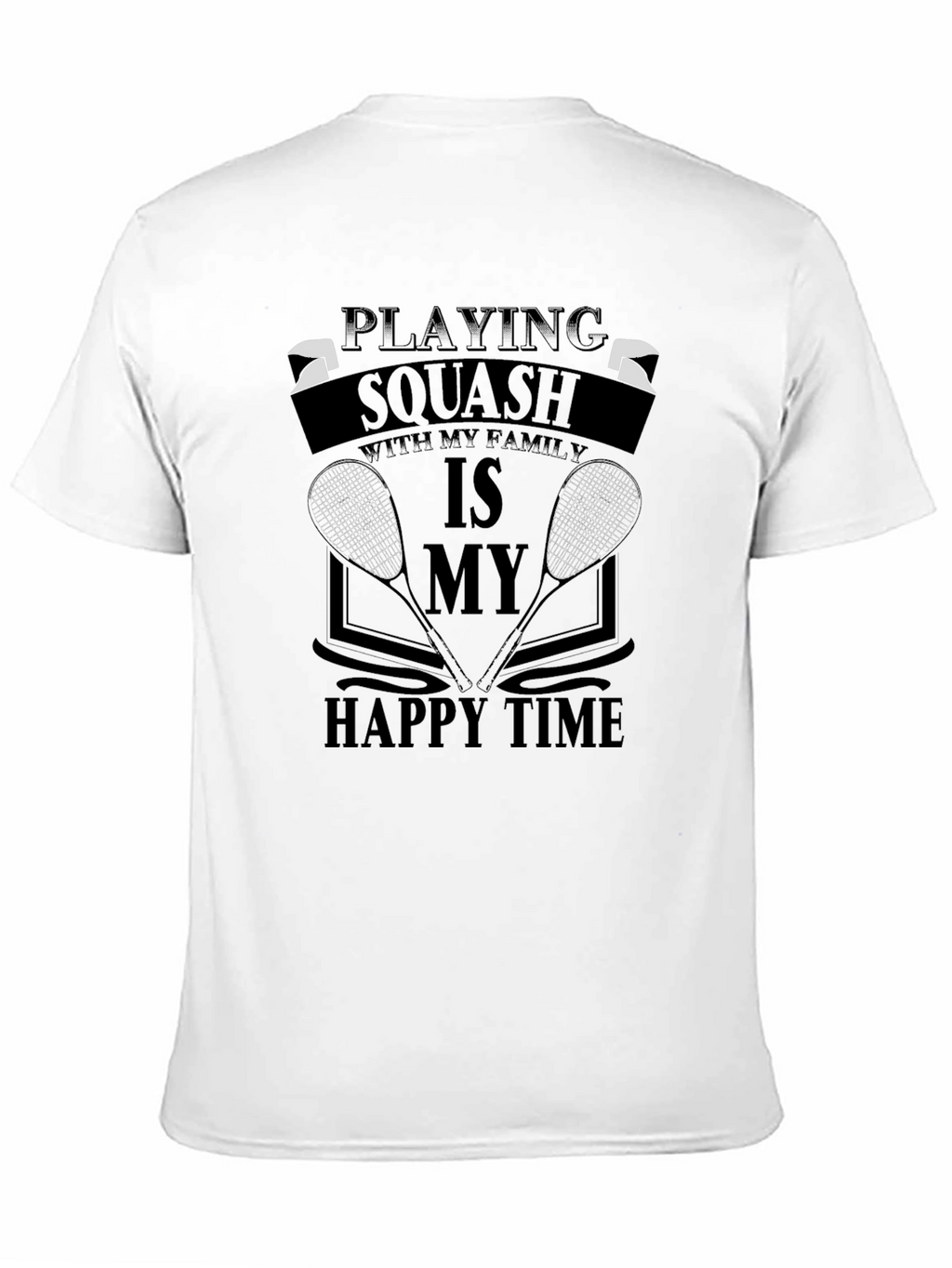 Squash Family Time T-Shirt - Sporty Casual Tee
