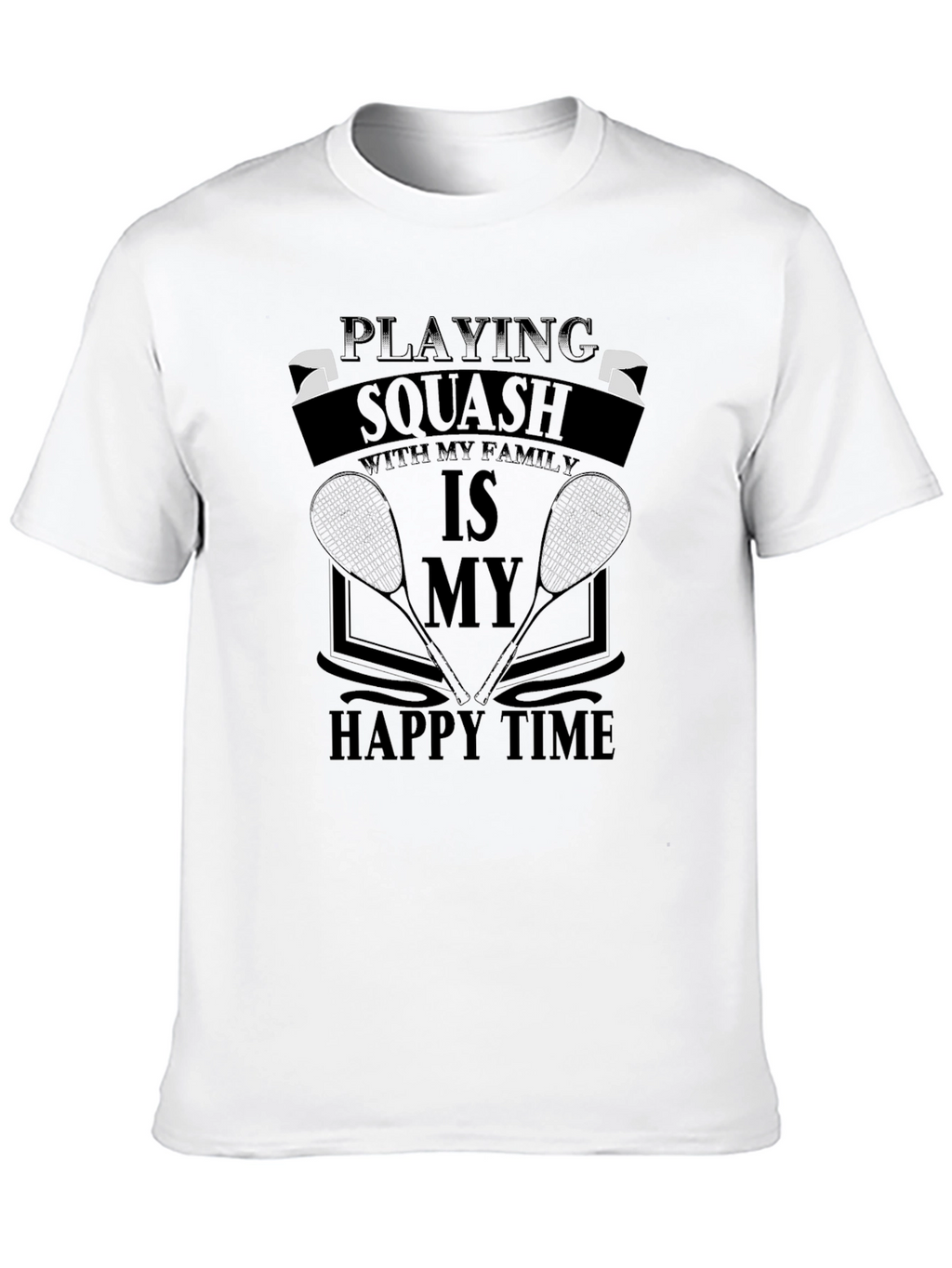 Squash Family Time T-Shirt - Sporty Casual Tee