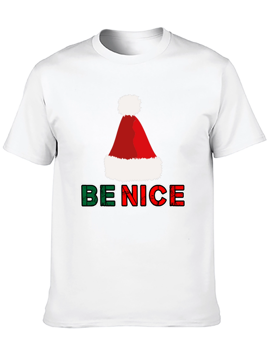 Be Nice Christmas T-Shirt - Holiday Festive Top