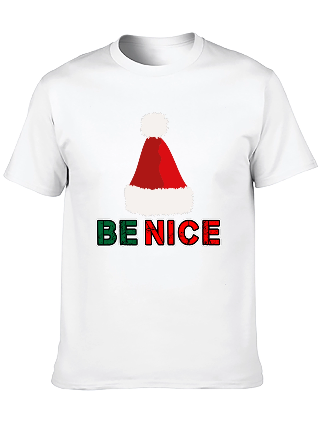 Be Nice Christmas T-Shirt - Holiday Festive Top
