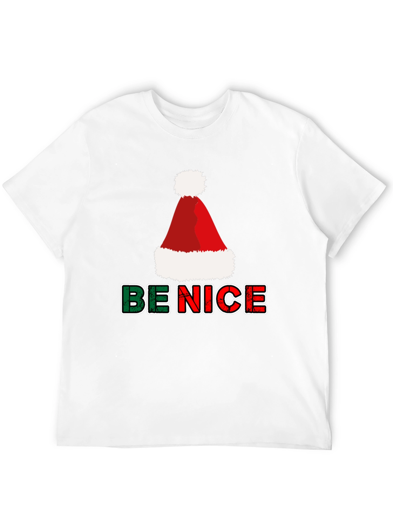 Be Nice Christmas T-Shirt - Holiday Festive Top