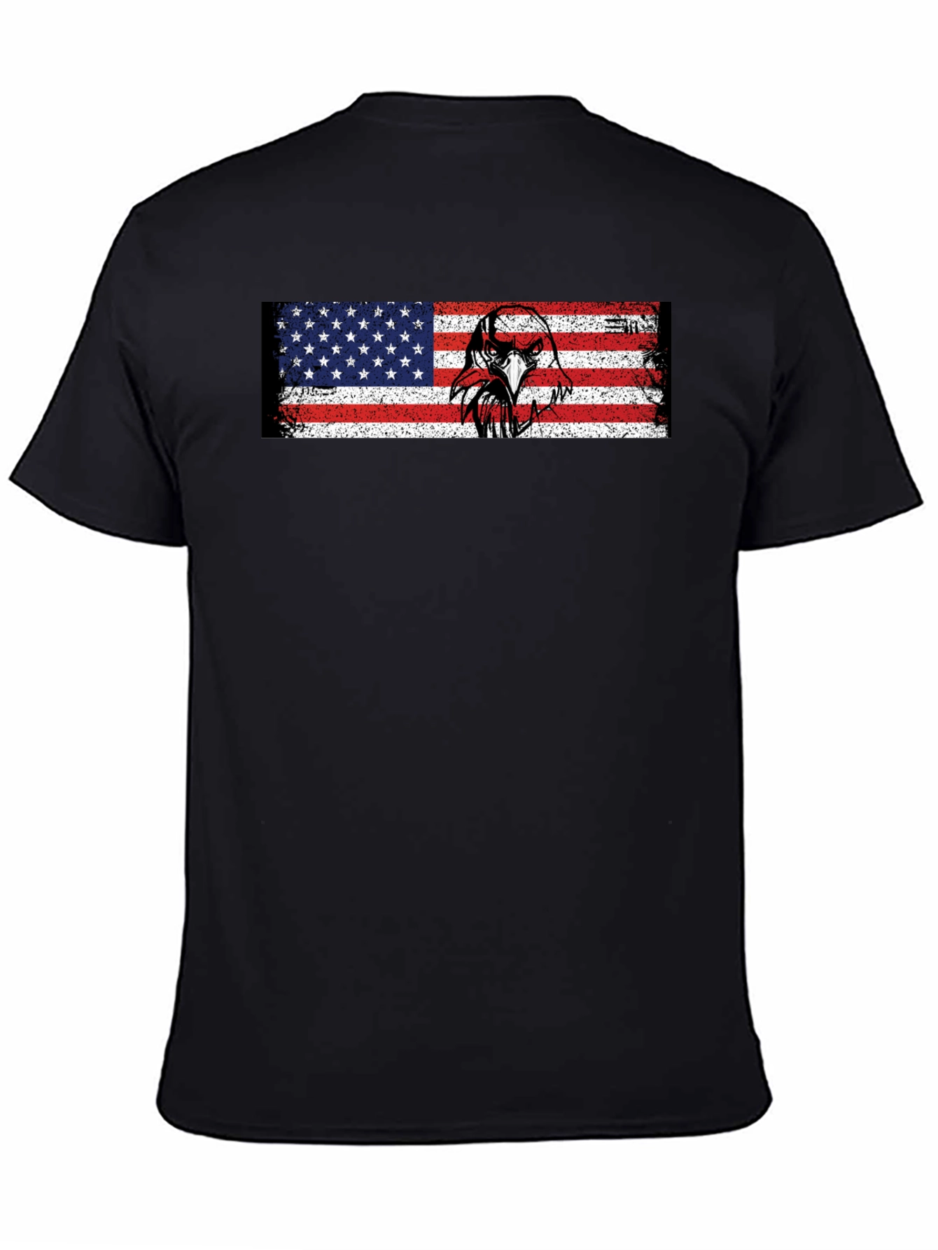 American Flag Eagle Graphic T-Shirt - Patriotic Style
