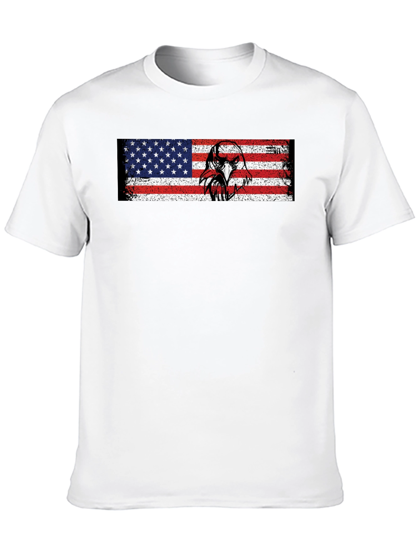 American Flag Eagle Graphic T-Shirt - Patriotic Style