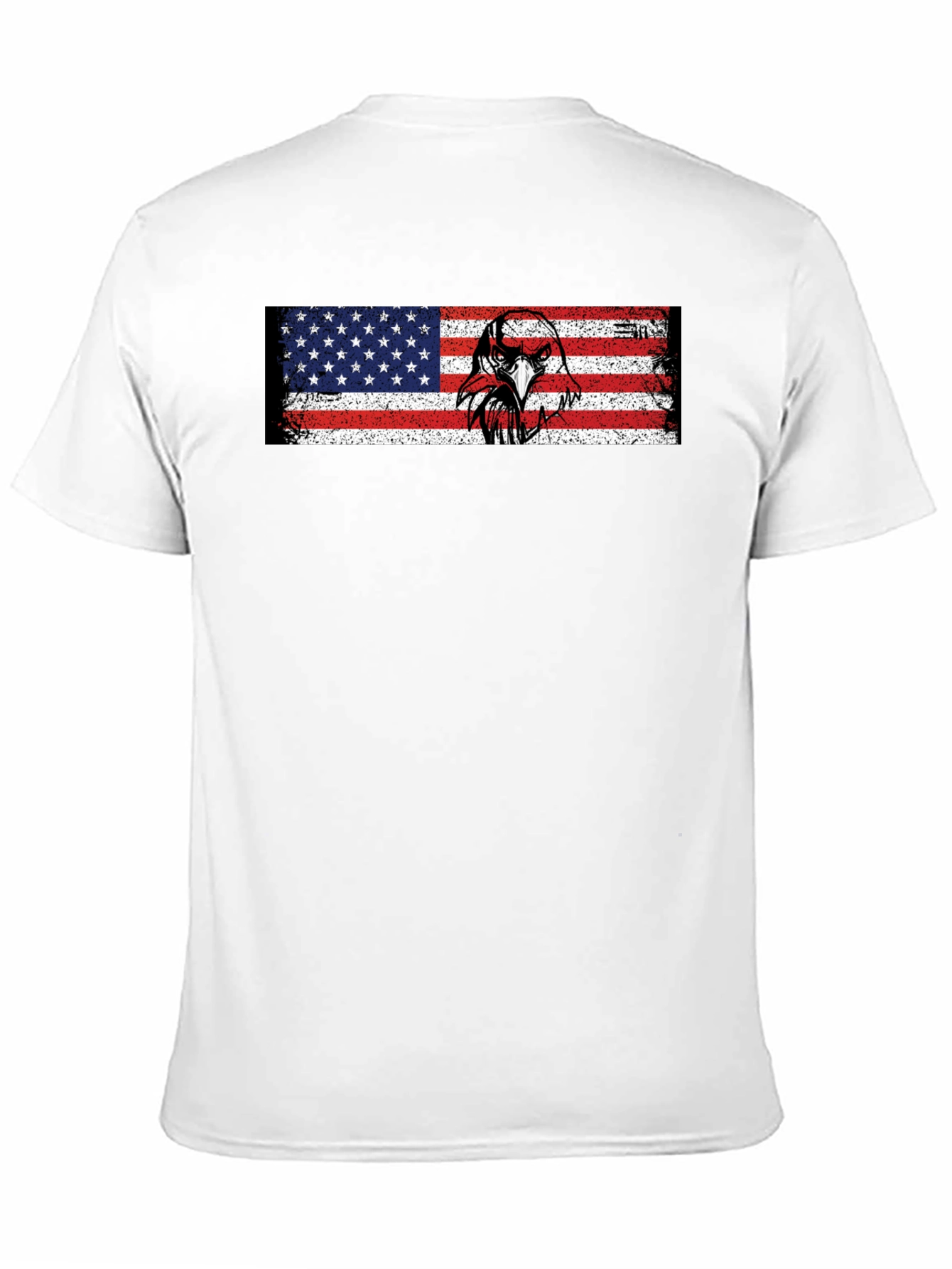American Flag Eagle Graphic T-Shirt - Patriotic Style