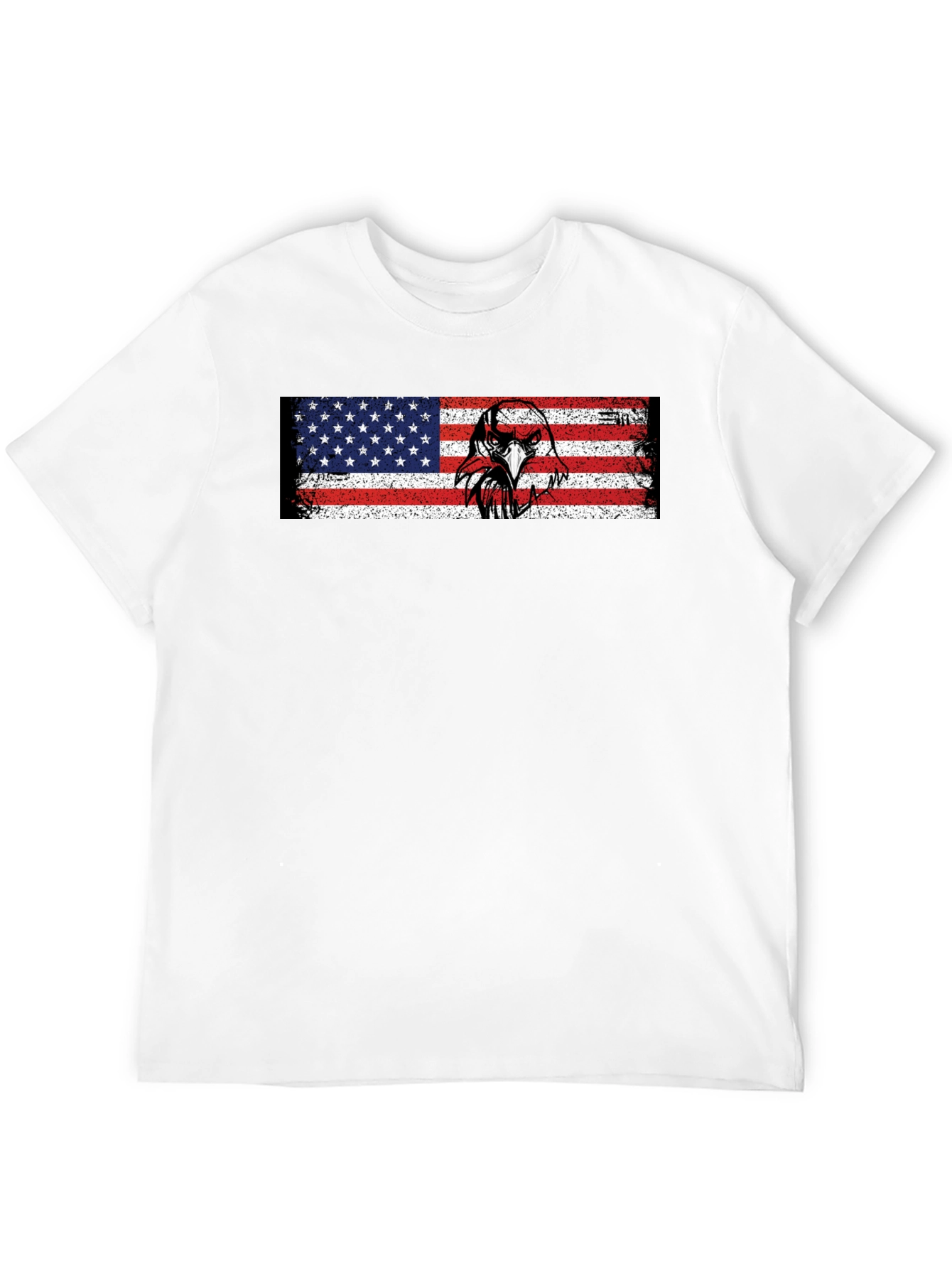 American Flag Eagle Graphic T-Shirt - Patriotic Style