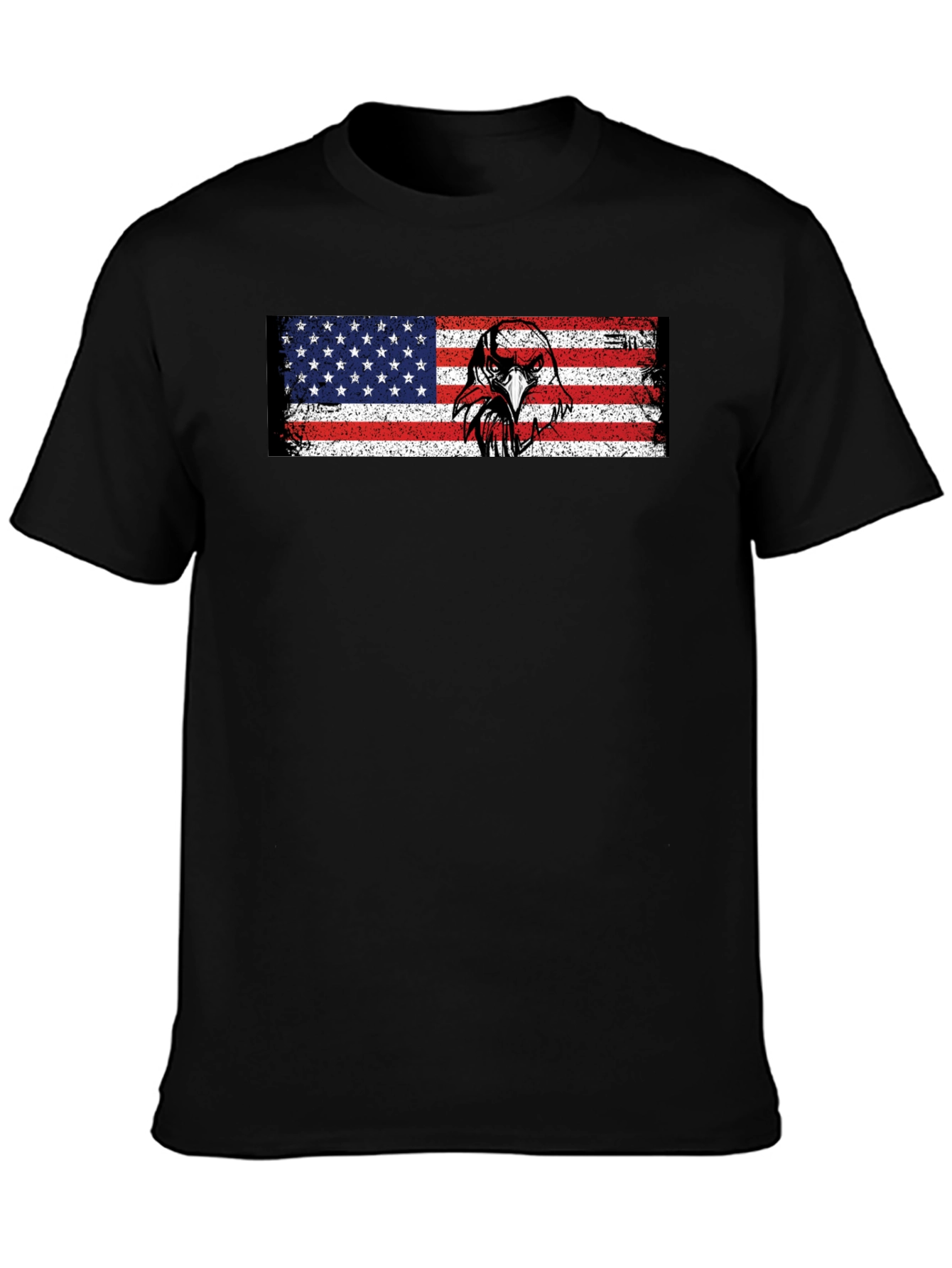 American Flag Eagle Graphic T-Shirt - Patriotic Style
