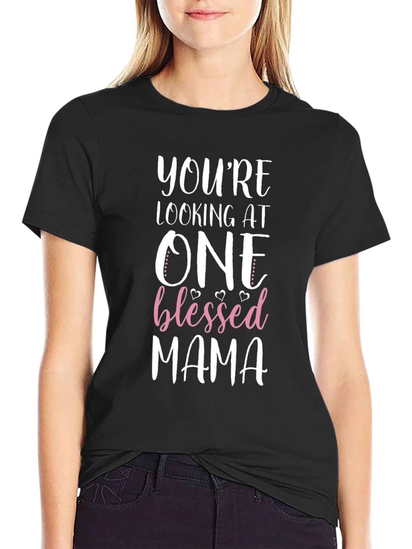 Blessed Mama Graphic T-Shirt