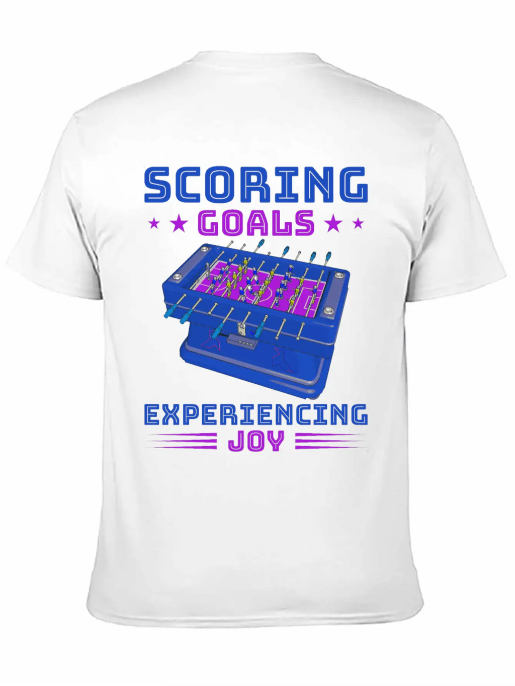 Table Soccer Fan Gift Outfit Table Football Breathable Soft Cotton T-Shirt – Timeless Casual Look