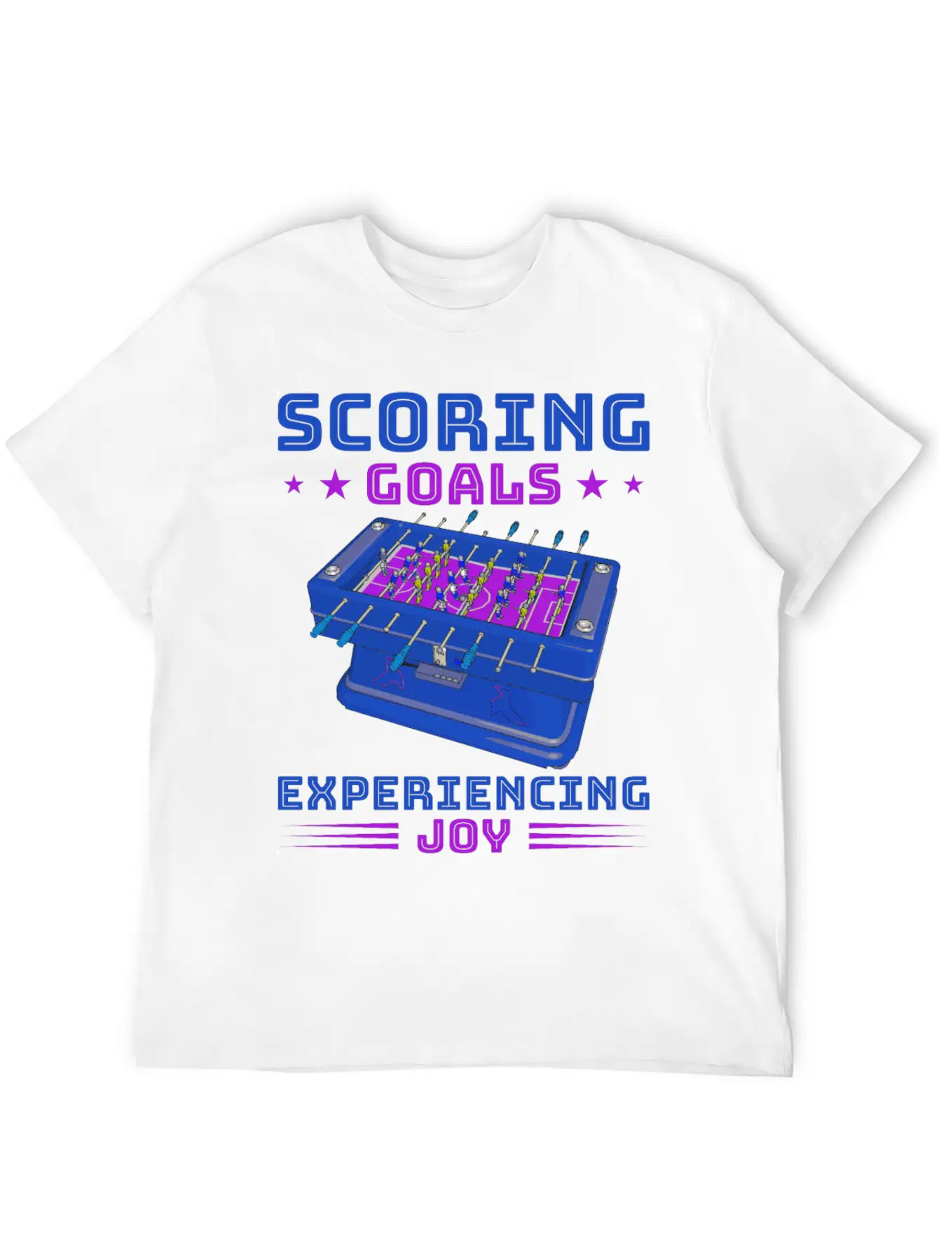 Table Soccer Fan Gift Outfit Table Football Breathable Soft Cotton T-Shirt – Timeless Casual Look