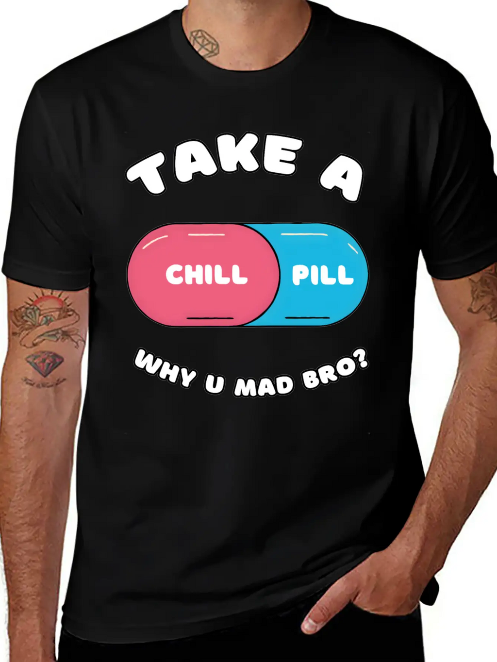 Take A Chill Pill Unisex Casual T-Shirt – Clean Design For Daily Comfort