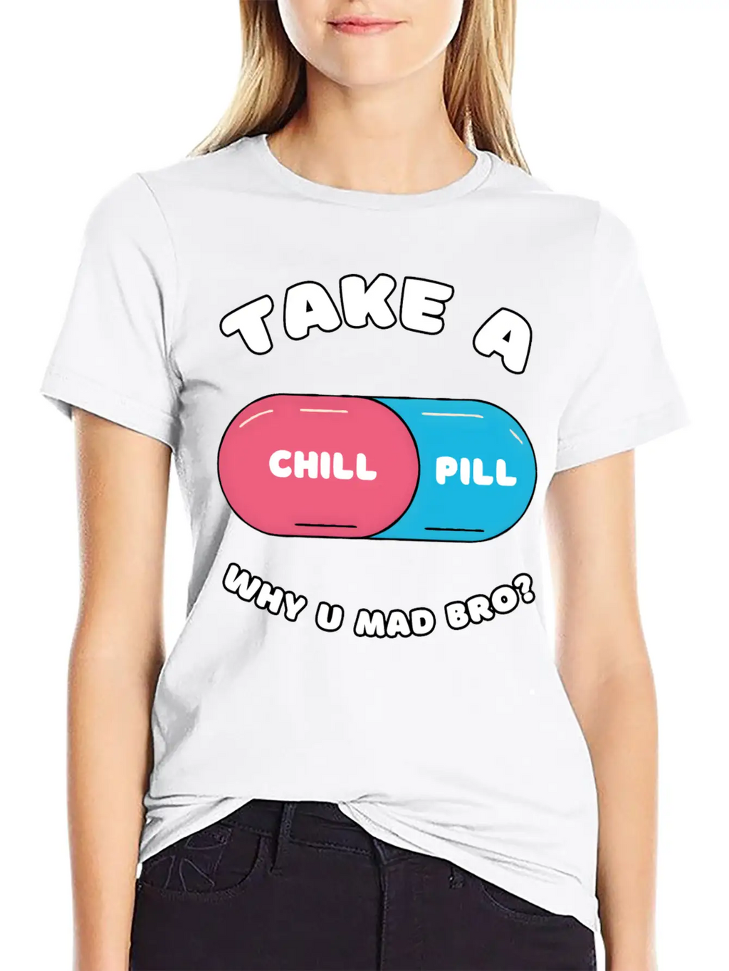 Take A Chill Pill Unisex Casual T-Shirt – Clean Design For Daily Comfort