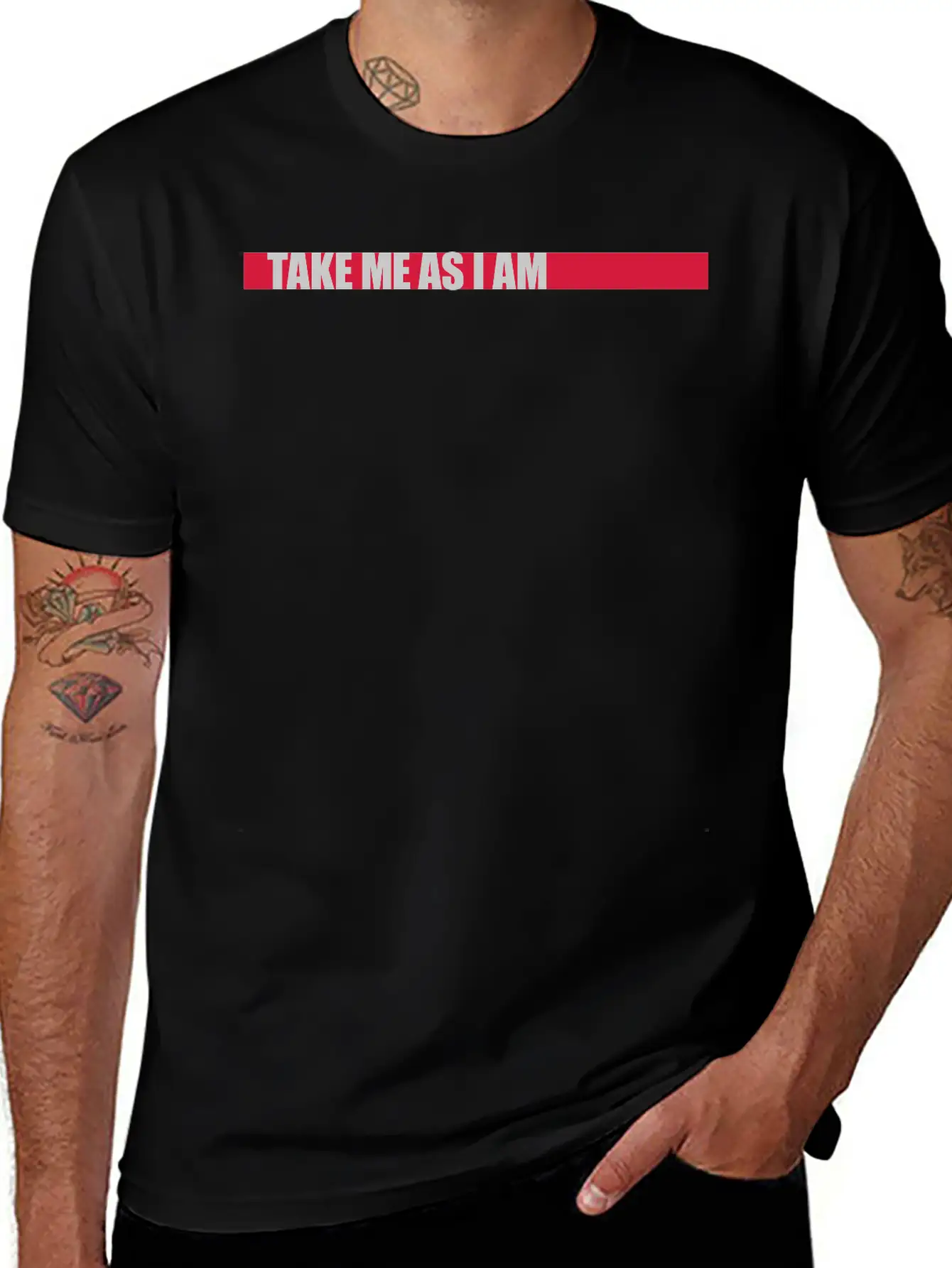 Take Me As Chara Unisex Casual T-Shirt – Clean Design For Daily Comfort