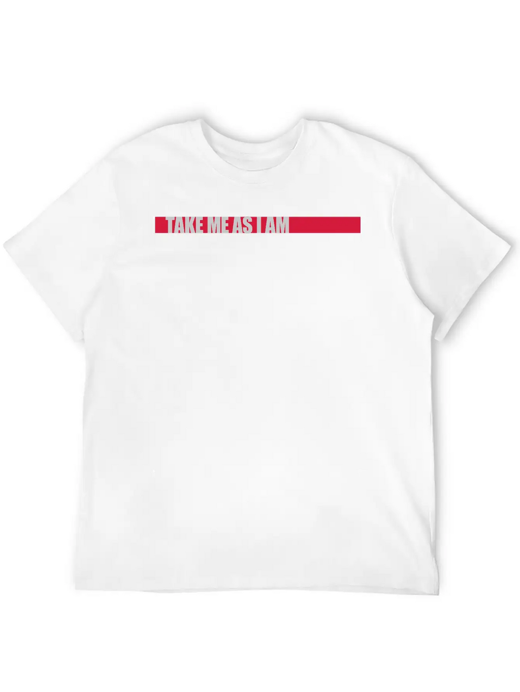 Take Me As Chara Unisex Casual T-Shirt – Clean Design For Daily Comfort