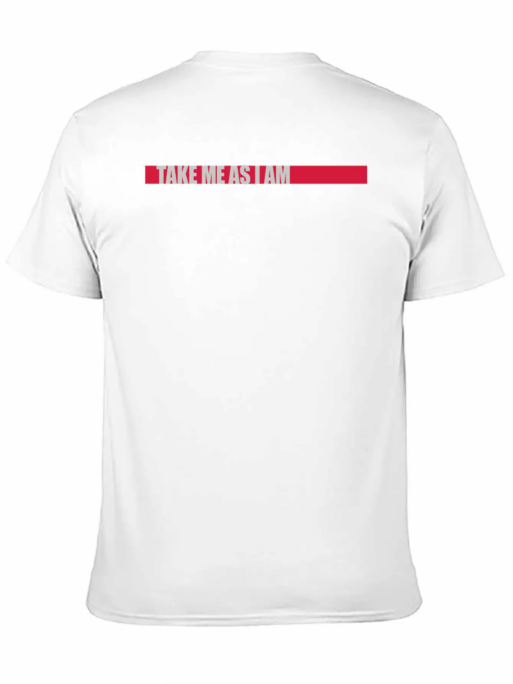 Take Me As Chara Unisex Casual T-Shirt – Clean Design For Daily Comfort