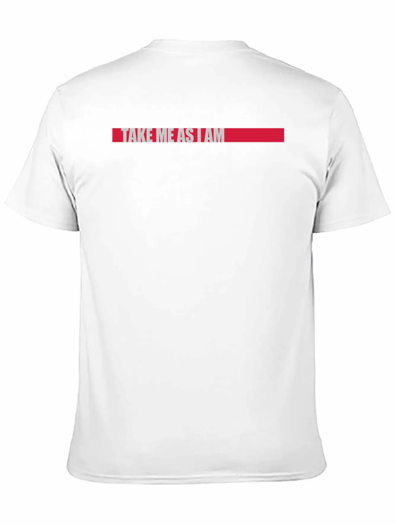 Take Me As Chara Unisex Casual T-Shirt – Clean Design For Daily Comfort